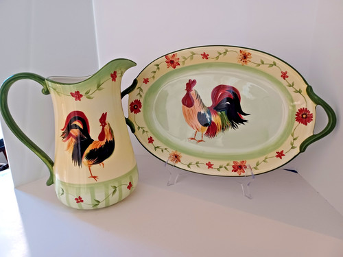Pfaltzgraff daybreak rooster - pfaltzgraff,